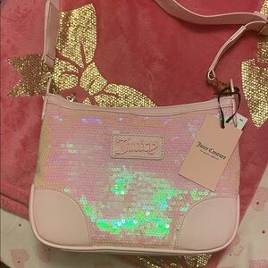 Juicy Couture Iridescent Sequin Crossbody Bag